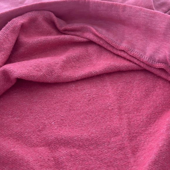 Pink Sweatshirt with Lace-up sides. - Picture 7 of 7
